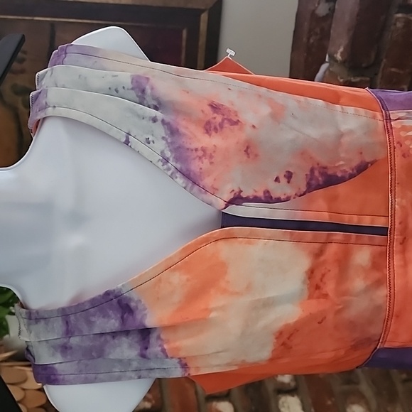 Elie Tahari Pink and Purple Sheath Mini Dress - Picture 4 of 8